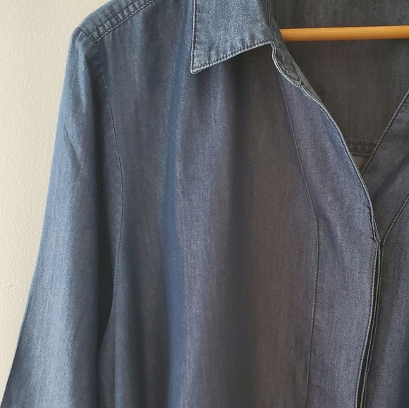 Martha Stewart Dark Denim Swing Top Size S - Picture 3 of 6